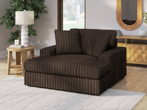 Midnight-Madness Chocolate Oversized Chaise - Ornate Home