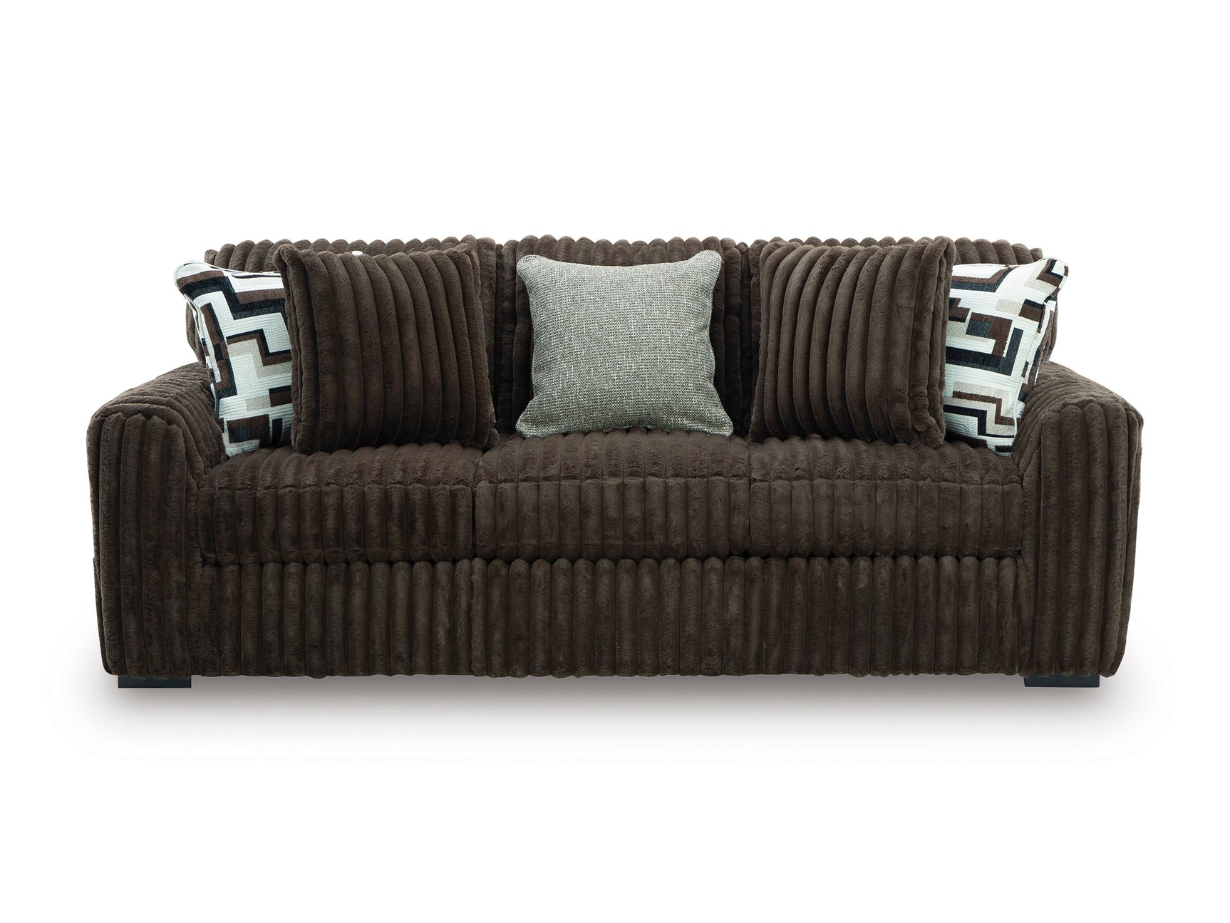 Midnight-Madness Chocolate Sofa - Ornate Home