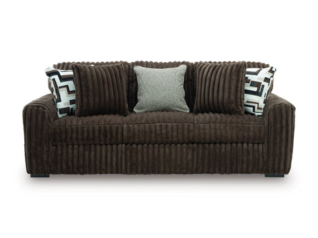 Midnight-Madness Chocolate Sofa - Ornate Home