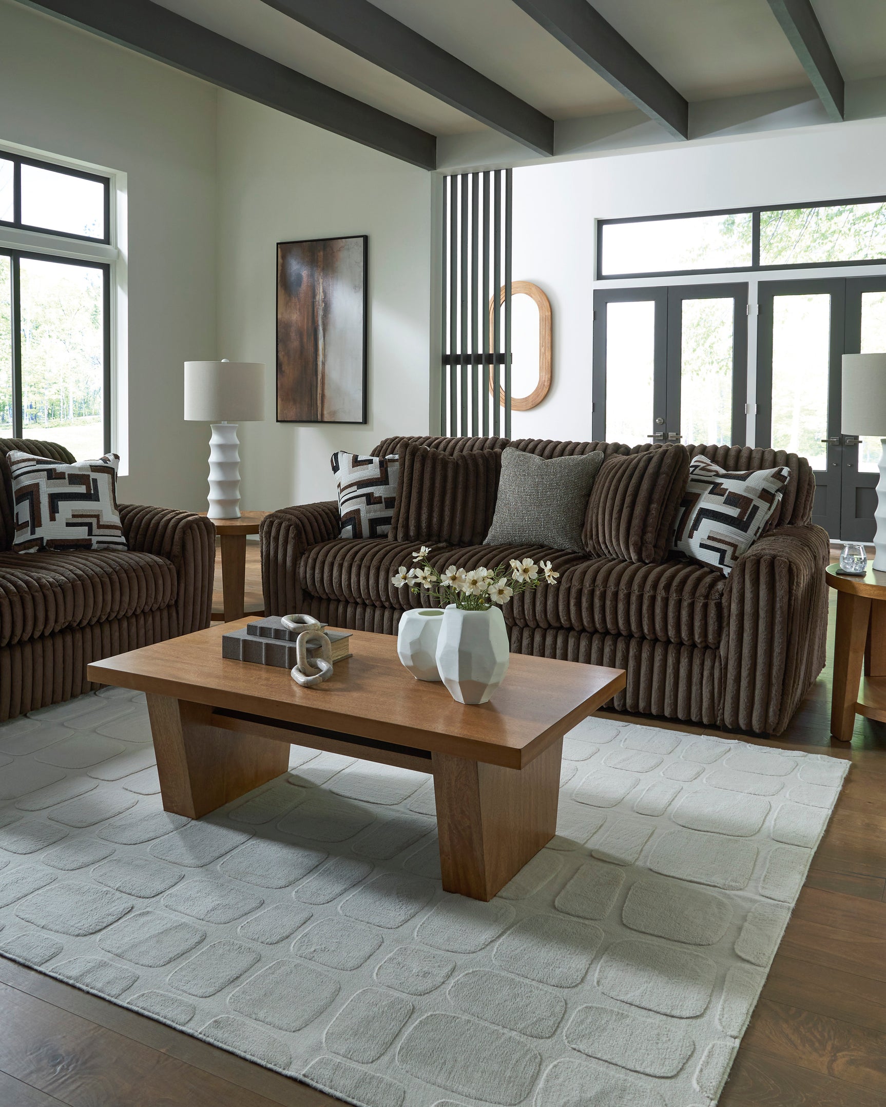 Midnight-Madness Chocolate Sofa - Ornate Home