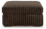 Midnight-Madness Chocolate Sofa, Oversized Chair and Accent Ottoman (Online Special Price) - Ornate Home