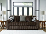 Midnight-Madness Chocolate Sofa and Loveseat (Online Special Price) - Ornate Home