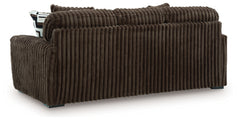 Midnight-Madness Chocolate Sofa and Loveseat - Ornate Home