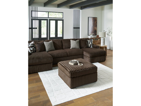 Midnight-Madness Chocolate Super Chaise - Ornate Home