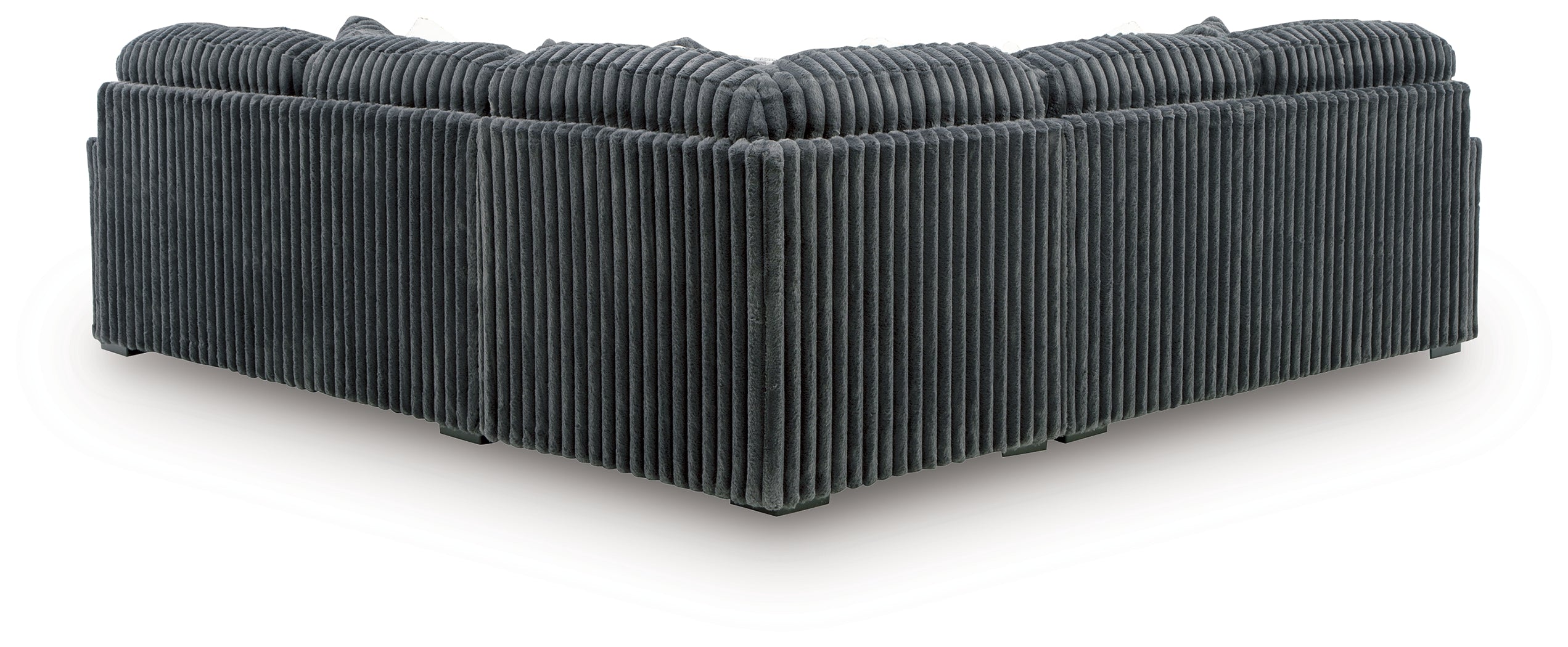 Ashley Furniture Midnight-Madness Gunmetal 3-Piece Sectional