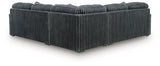 Midnight-Madness Gunmetal 3-Piece Sectional (Online Special Price) - Ornate Home