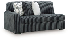 Midnight-Madness Gunmetal 3-Piece Sectional with Chaise - Ornate Home