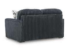 Midnight-Madness Gunmetal Loveseat - Ornate Home