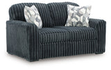 Midnight-Madness Gunmetal Sofa, Loveseat and Oversized Chaise (Online Special Price) - Ornate Home