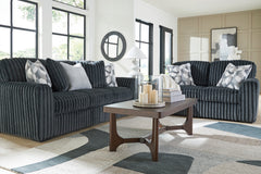 Midnight-Madness Gunmetal Sofa - Ornate Home