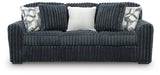 Midnight-Madness Gunmetal Sofa and Loveseat (Online Special Price) - Ornate Home