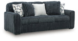Midnight-Madness Gunmetal Sofa and Loveseat (Online Special Price) - Ornate Home