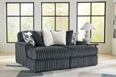Midnight-Madness Gunmetal Super Chaise - Ornate Home