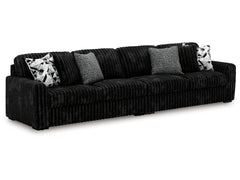 Midnight-Madness Onyx 2-Piece Sectional - Ornate Home