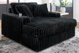 Midnight-Madness Onyx 2-Piece Sectional and Oversized Chaise (Online Special Price) - Ornate Home