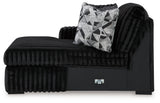 Midnight-Madness Onyx 3-Piece Sectional with Left Chaise (Online Special Price) - Ornate Home