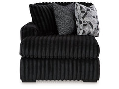 Midnight-Madness Onyx 3-Piece Sectional with Left Chaise - Ornate Home