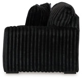 Midnight-Madness Onyx 3-Piece Sectional with Left Chaise - Ornate Home