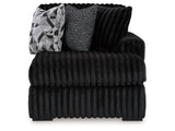 Midnight-Madness Onyx 3-Piece Sectional with Right Chaise (Online Special Price) - Ornate Home