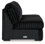 Midnight-Madness Onyx 3-Piece Sectional with Right Chaise - Ornate Home