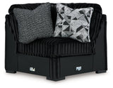 Midnight-Madness Onyx 4-Piece Sectional (Online Special Price) - Ornate Home