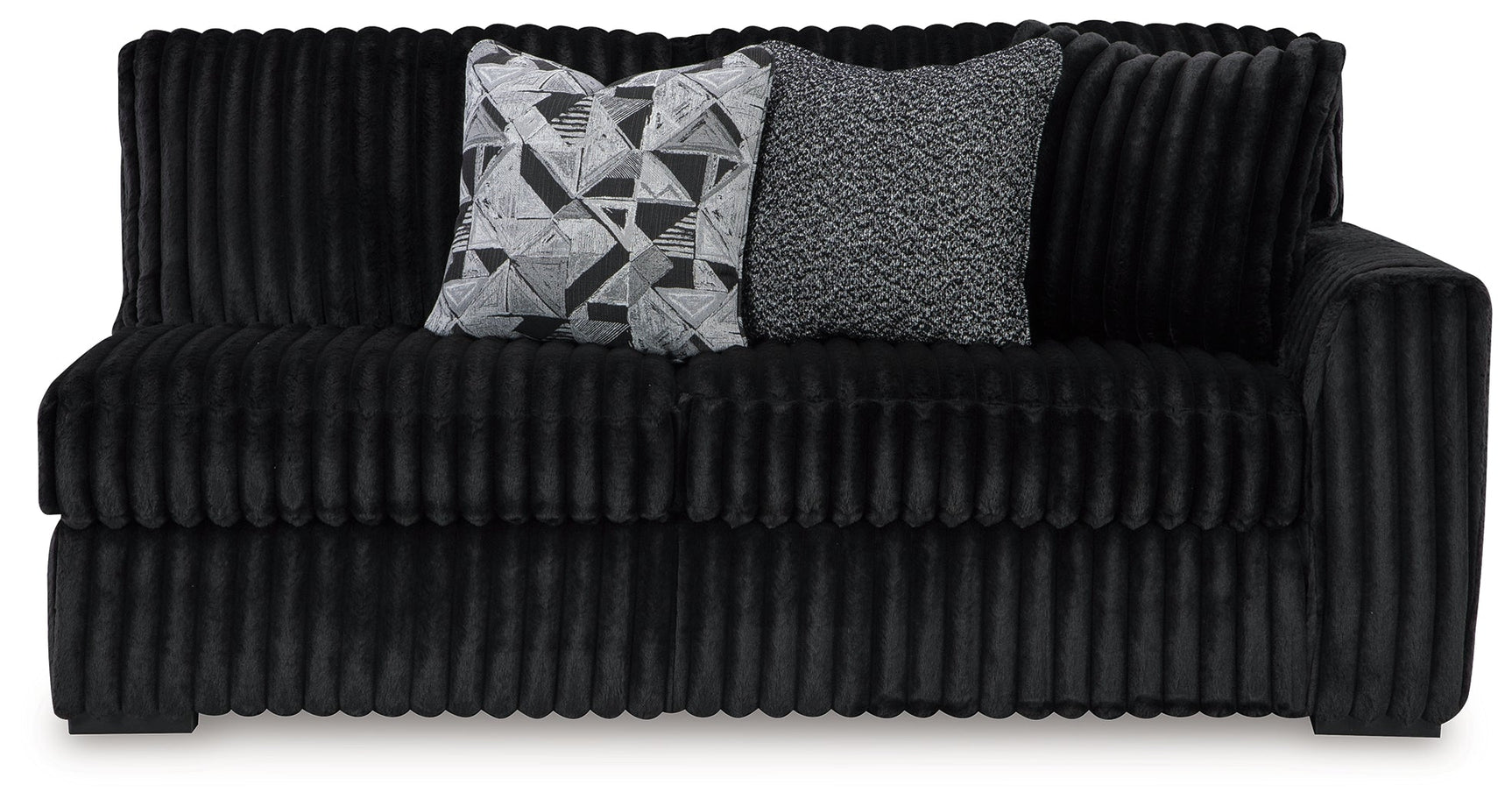 Midnight-Madness Onyx 4-Piece Sectional (Online Special Price) - Ornate Home