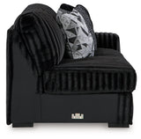 Midnight-Madness Onyx 4-Piece Sectional (Online Special Price) - Ornate Home