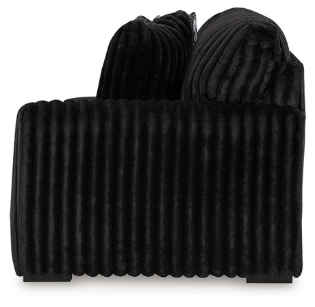 Midnight-Madness Onyx 4-Piece Sectional - Ornate Home