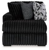 Midnight-Madness Onyx 4-Piece Sectional and Ottoman (Online Special Price) - Ornate Home