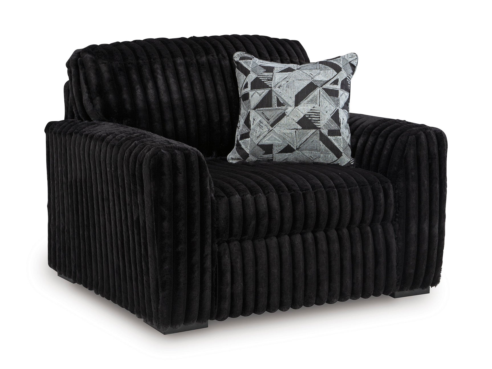 Midnight-Madness Onyx Chair and a Half (Online Special Price) - Ornate Home