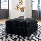 Midnight-Madness Onyx Corduroy 3-Piece Symmetrical Sectional (Online Special Price) - Ornate Home