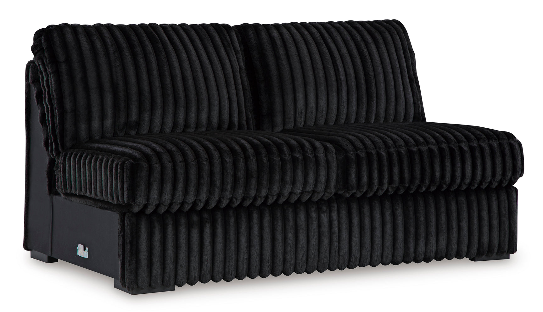 Midnight-Madness Onyx Corduroy Modular Sectional Units - Ornate Home