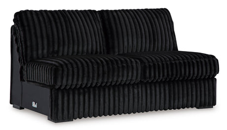 Midnight-Madness Onyx Corduroy Modular Sectional Units - Ornate Home