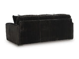 Midnight-Madness Onyx Corduroy Sofa (Online Special Price) - Ornate Home