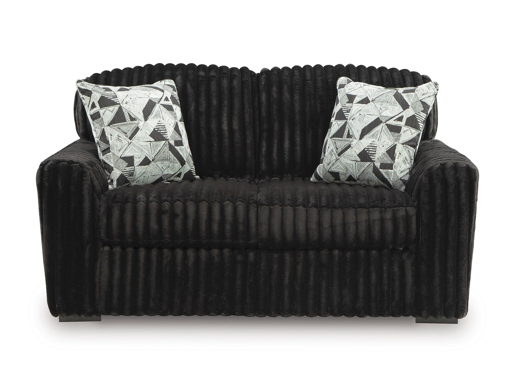 Midnight-Madness Onyx Loveseat (Online Special Price) - Ornate Home