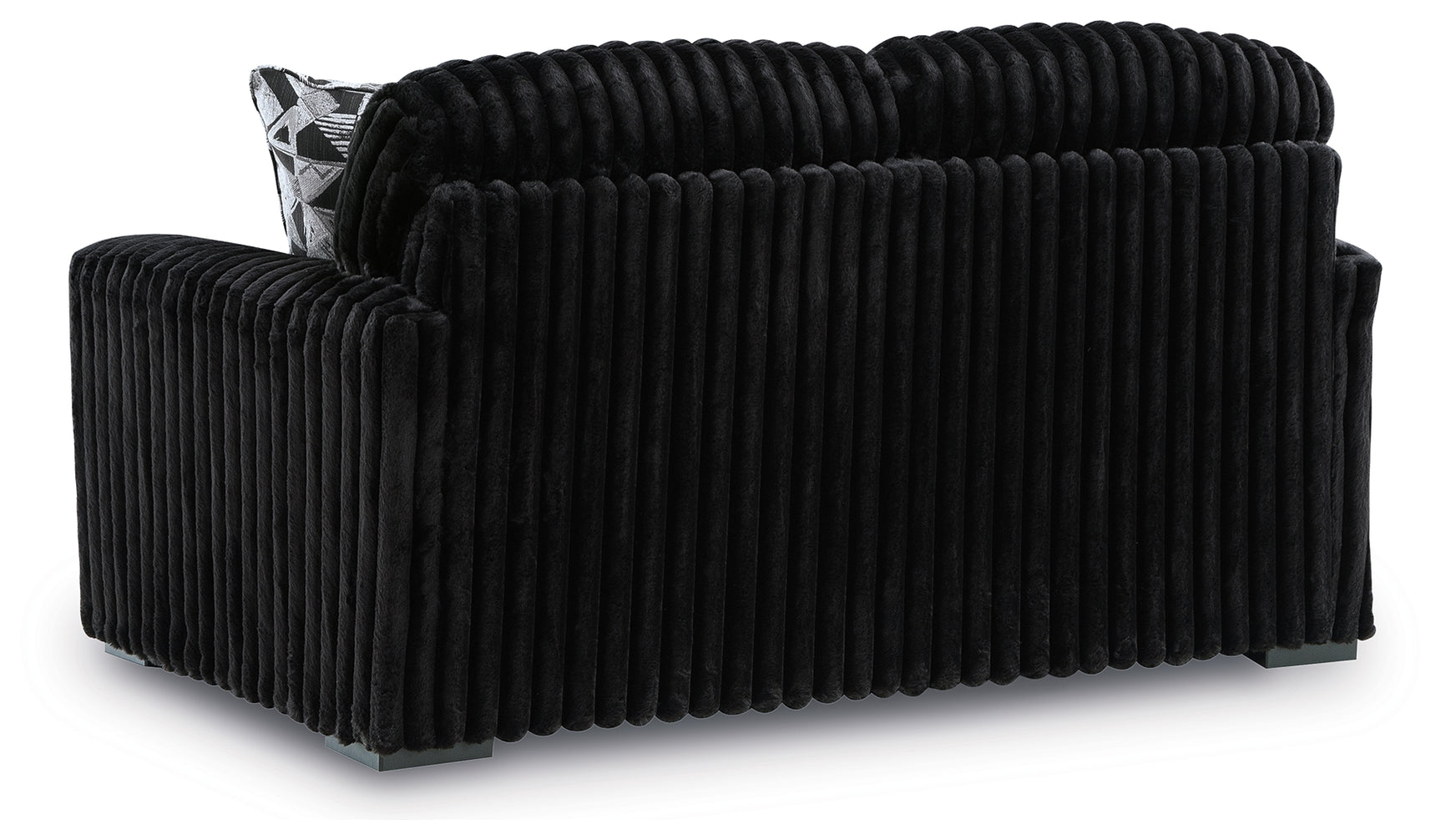 Midnight-Madness Onyx Sofa, Loveseat and Oversized Chair (Online Special Price) - Ornate Home