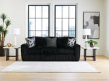 Midnight-Madness Onyx Sofa, Loveseat and Oversized Chair (Online Special Price) - Ornate Home