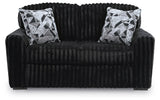 Midnight-Madness Onyx Sofa, Loveseat and Oversized Chair - Ornate Home