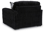 Midnight-Madness Onyx Sofa, Loveseat and Oversized Chair - Ornate Home