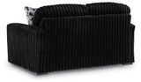 Midnight-Madness Onyx Sofa, Loveseat and Oversized Ottoman (Online Special Price) - Ornate Home