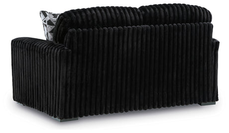 Midnight-Madness Onyx Sofa and Loveseat - Ornate Home