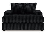 Midnight-Madness Onyx Super Chaise and Oversized Chaise (Online Special Price) - Ornate Home