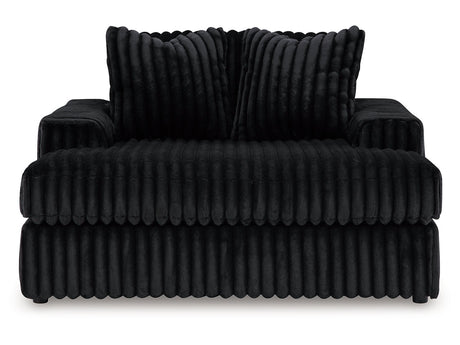Midnight-Madness Onyx Super Chaise and Oversized Chaise - Ornate Home