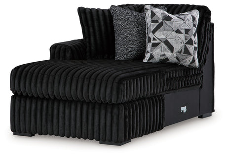 Midnight-Madness Onyx Super Chaise and Oversized Chaise - Ornate Home