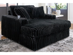 Midnight-Madness Onyx Super Chaise and Oversized Chaise - Ornate Home