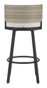 Midnight White Wave Barstool - Ornate Home