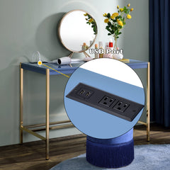 Midriaks Blue Writing Desk - Ornate Home