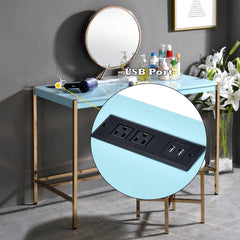 Midriaks Blue Writing Desk - Ornate Home