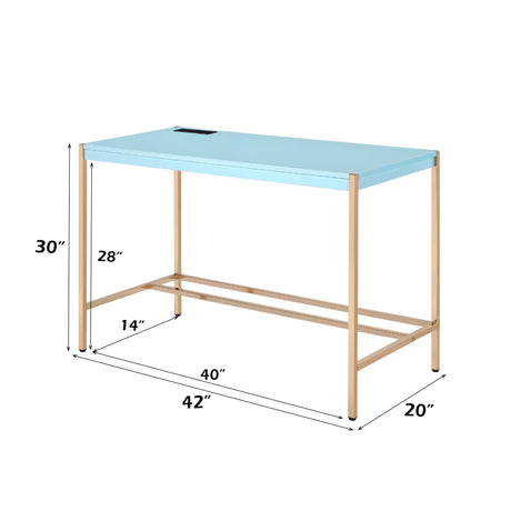 Midriaks Blue Writing Desk - Ornate Home