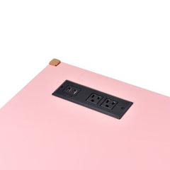 Midriaks Pink Writing Desk W/Usb - Ornate Home